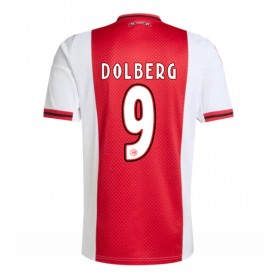 Pánské fotbalový oblečení Ajax Kasper Dolberg #9 Domácí košile 2025-26 Krátkým Rukávem